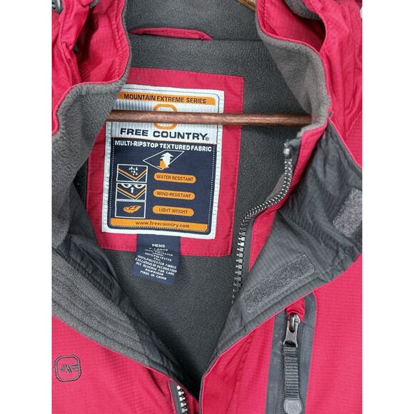 Free Country™ Mountain Series Multi-Ripstop Heavy Duty Ski Jacket XL Crimson Red - Picture 5 of 9